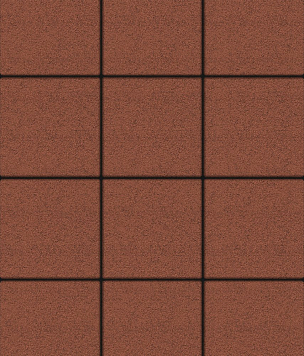 Тротуарная плитка Квадрат Гранит  300х300 - krasnyj_granit